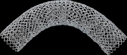 Taewoong Niti-S D enteral colonic stent, uncovered weaving-construction mesh arched