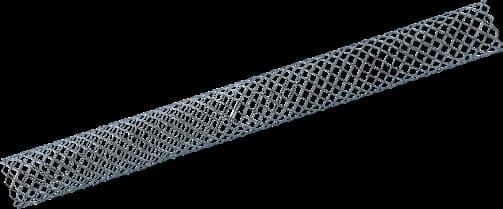 Taewoong Niti-S uncovered braided biliary stent, angled view